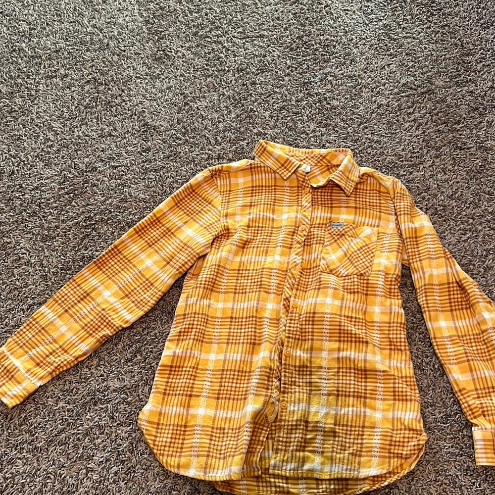Columbia yellow flannel